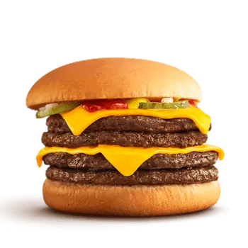 倍ダブルチーズバーガー